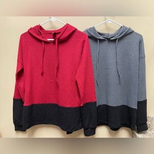 Hooded Lightweight Long Sleeve Tops